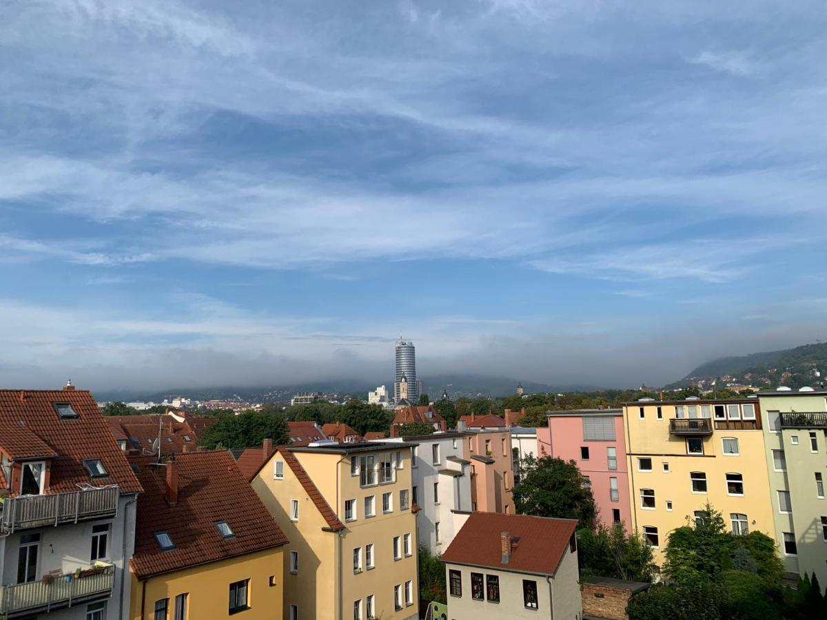Apartment Skyline Of Jena, Luxurioes, Einzigartig, Free Wifi, Parkplatz, Klimatisiert, Zentral Bagian luar foto