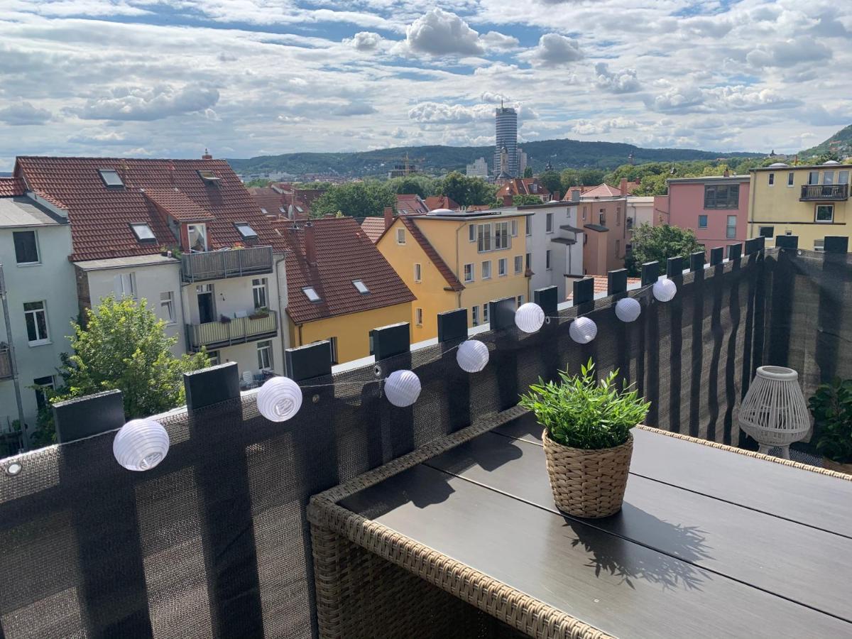 Apartment Skyline Of Jena, Luxurioes, Einzigartig, Free Wifi, Parkplatz, Klimatisiert, Zentral Bagian luar foto